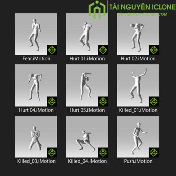 Gói iClone Chuyển động phim kinh dị