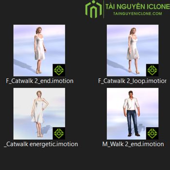 Gói iClone Chuyển động quyến rũ và lịch lãm