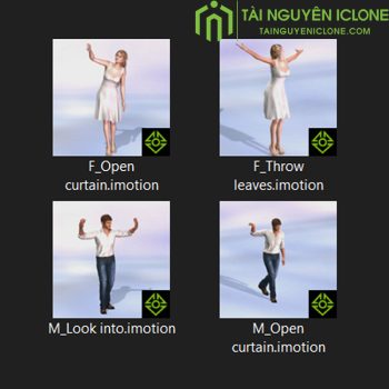 Gói iClone Chuyển động quyến rũ và lịch lãm