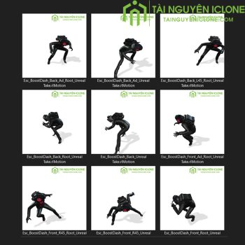 Gói iClone Chuyển động trốn chạy TNIC