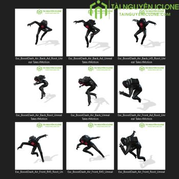 Gói iClone Chuyển động trốn chạy TNIC