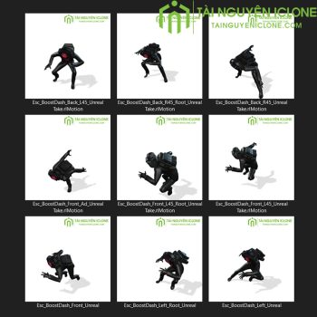 Gói iClone Chuyển động trốn chạy TNIC