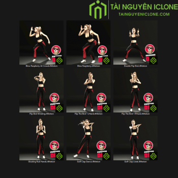 Gói iClone Cử chỉ chế nhạo và xúc phạm