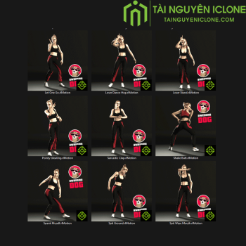 Gói iClone Cử chỉ chế nhạo và xúc phạm
