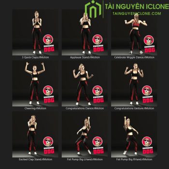 Gói iClone Cử chỉ đồng ý và ăn mừng