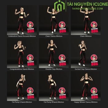 Gói iClone Cử chỉ đồng ý và ăn mừng
