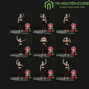 Gói iClone Cử chỉ gây chú ý