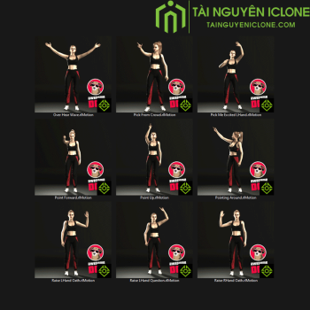 Gói iClone Cử chỉ gây chú ý