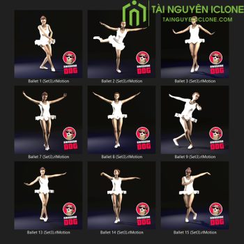 Gói iClone Điệu múa ba lê set 3
