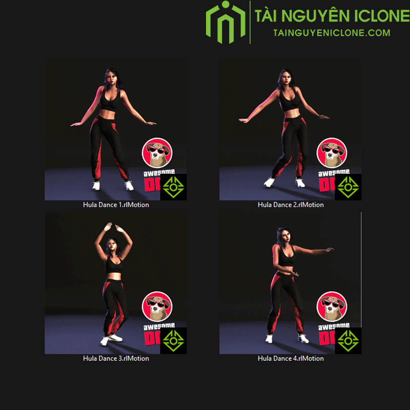 Gói iClone Điệu nhảy Hula