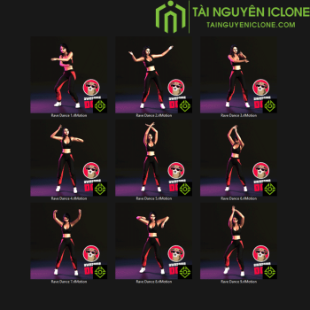 Gói iClone Điệu nhảy cuồng nhiệt