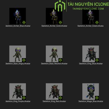 Gói iClone Đội quân hài cốt