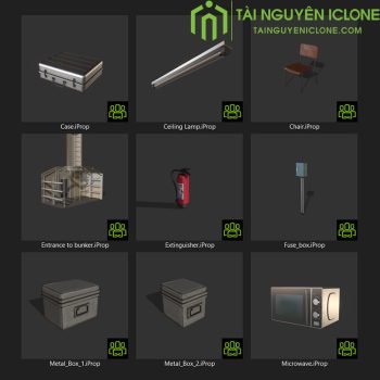 Gói iClone Hầm tránh bom hạt nhân