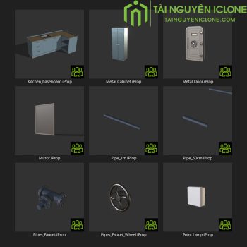 Gói iClone Hầm tránh bom hạt nhân