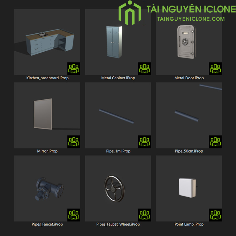 Gói iClone Hầm tránh bom hạt nhân