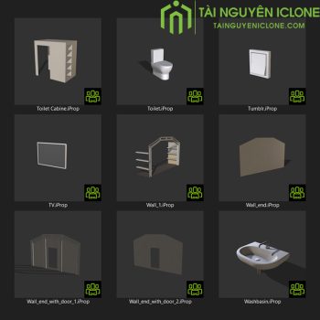 Gói iClone Hầm tránh bom hạt nhân