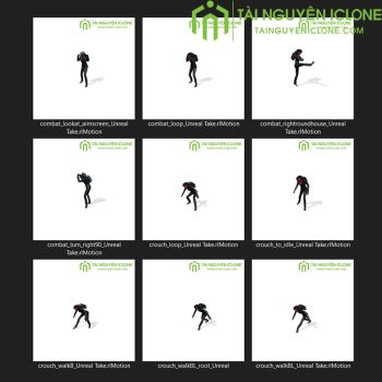 Gói iClone Hành động của nữ TNIC