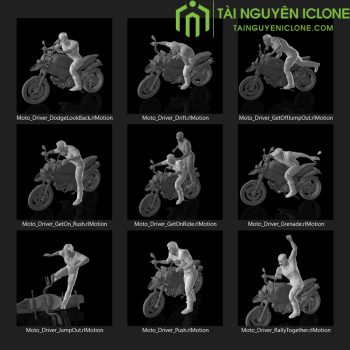Gói iClone Hành động với xe trong phim hành động