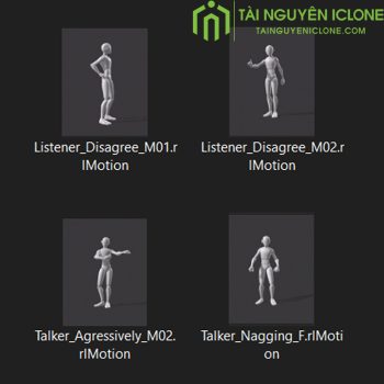 Gói iClone Hoạt hình Nói và Nghe