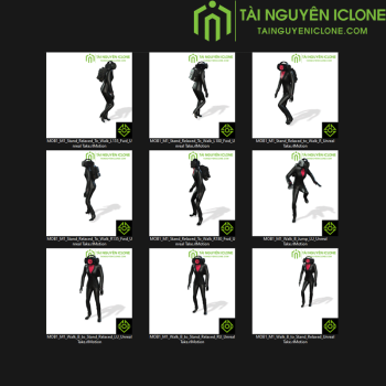 Gói iClone Kỹ năng di chuyển TNIC