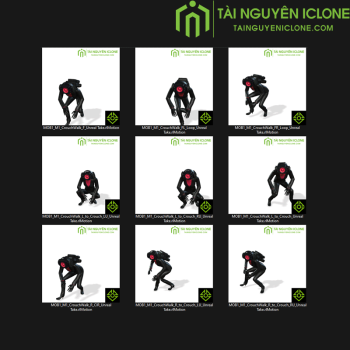 Gói iClone Kỹ năng di chuyển TNIC