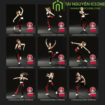 Gói iClone Múa ba lê đương đại