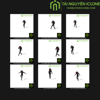 Gói iClone Muôn kiểu di chuyển