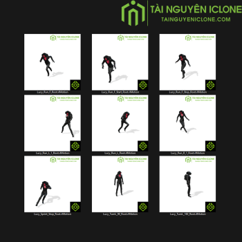 Gói iClone Muôn kiểu di chuyển