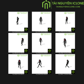 Gói iClone Muôn kiểu di chuyển