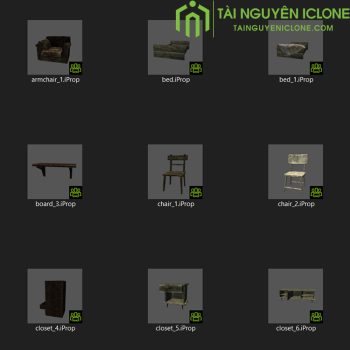 Gói iClone Ngôi nhà hoang bẩn