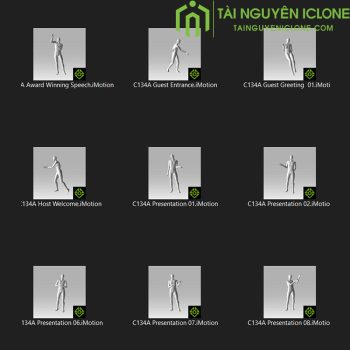 Gói iClone Người dẫn chương trình