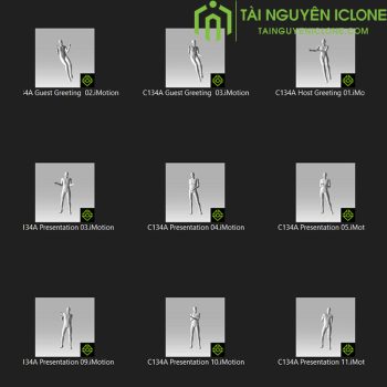 Gói iClone Người dẫn chương trình