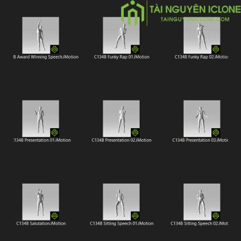 Gói iClone Người dẫn chương trình
