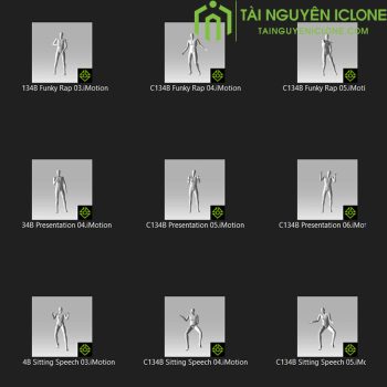 Gói iClone Người dẫn chương trình