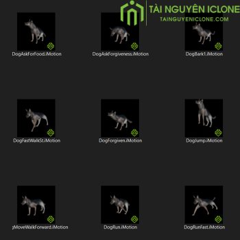 Gói iClone Nhân vật Chó