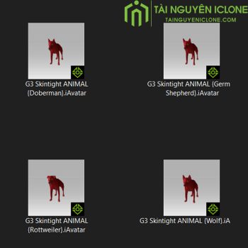 Gói iClone Nhân vật Chó