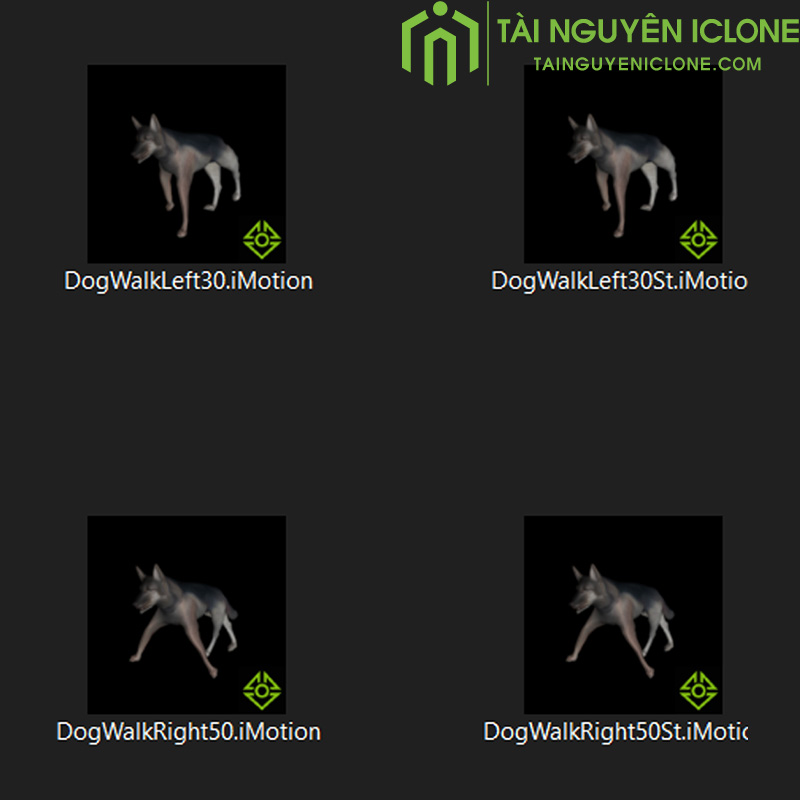 Gói iClone Props full Motions : Nhân vật Chó - Ảnh 4