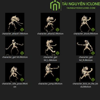 Gói iClone Nhân vật ác quỷ