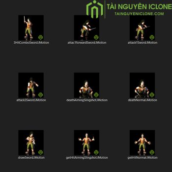 Gói iClone Nhân vật hoạt hình giả tưởng DWELF