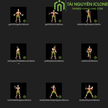 Gói iClone Nhân vật hoạt hình giả tưởng DWELF