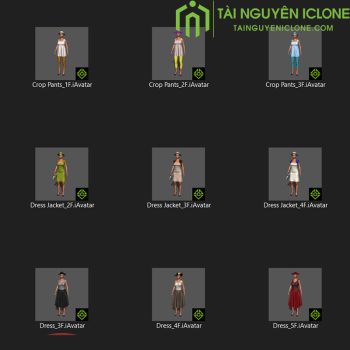 Gói iClone Những chiếc váy của Olga