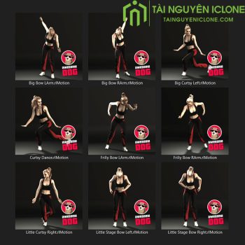 Gói iClone Những động tác cúi