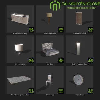 Gói iClone Nội thất cổ điển