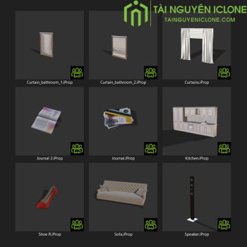 Gói iClone Nội thất cổ điển