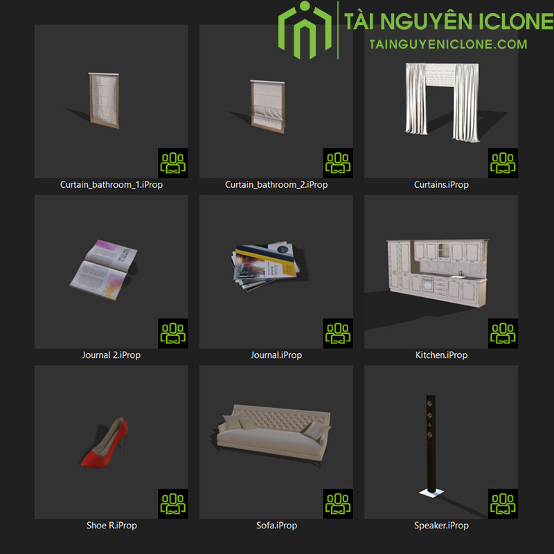 Gói iClone Nội thất cổ điển