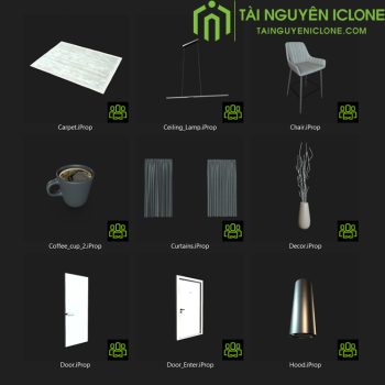 Gói iClone Nội thất hiện đại