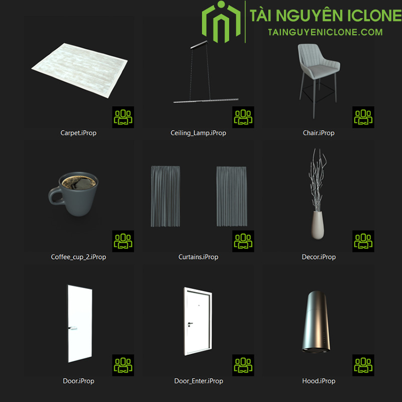 Gói iClone Nội thất hiện đại