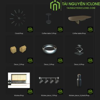 Gói iClone Nội thất hiện đại