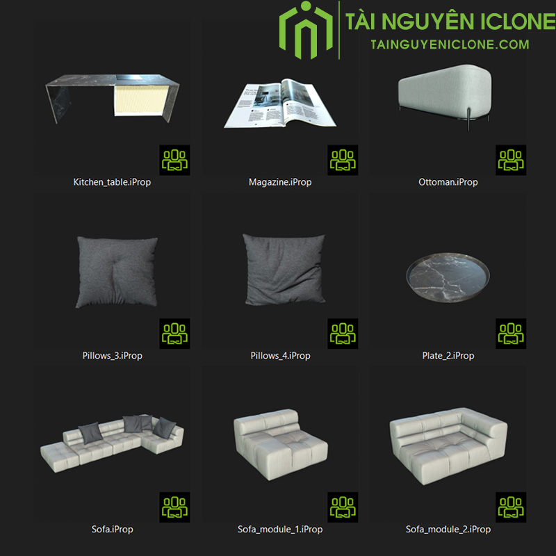 Gói iClone Nội thất hiện đại