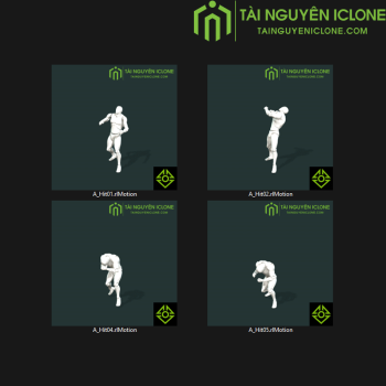 Gói iClone Phản ứng khi trúng đòn TNIC